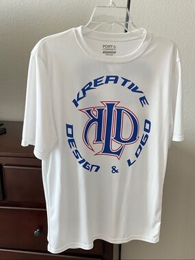 Port & Company Performance GraphicTee Shirt Men’s S White